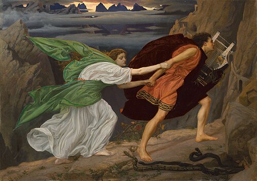 Orpheus and Eurydice, 1862, Edward Poynter