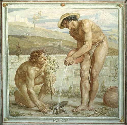 Paul and Apollos, 1872, Edward Poynter