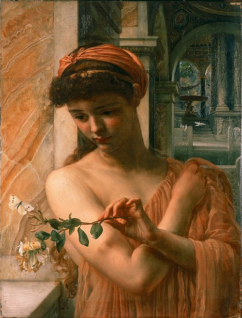 Psyche in the Temple of Love, 1882, Edward Poynter