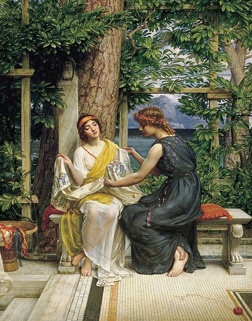 Helena and Hermia, 1901, Edward Poynter