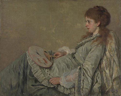 Portrait of the Artist, 1872, Otto Scholderer