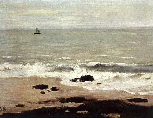 Seestück bei St. Ives, 1881, Otto Scholderer