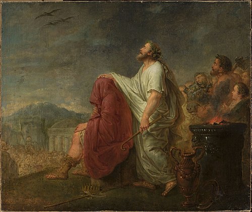 Ancient scene of sacrifice, , Bernhard Rode