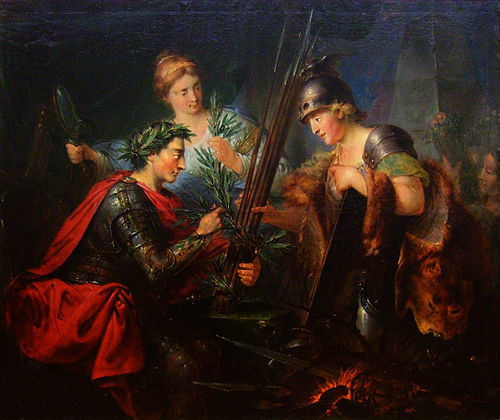 Allegory of Frederick the Great as the founder of the German Prince League, 1786, Bernhard Rode