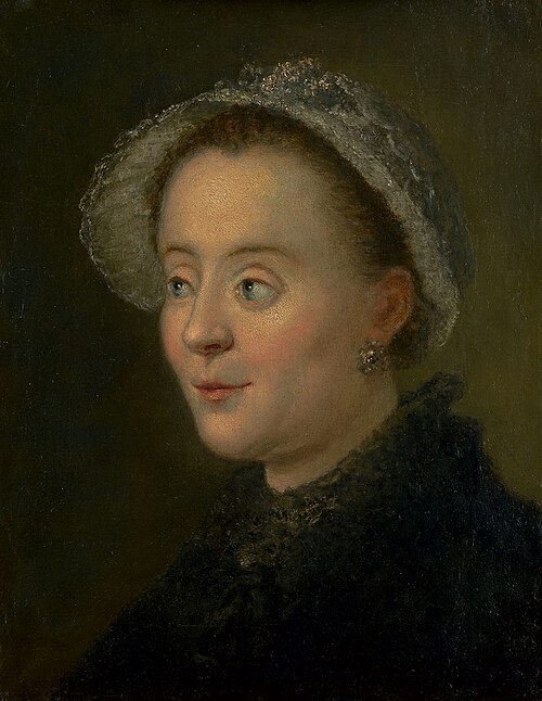 Portrait d'une jeune femme, 1750, Bernhard Rode
