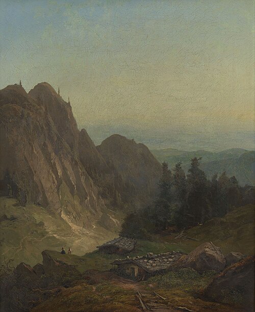 A View in the Tyrol, 1851, Eduard Schleich