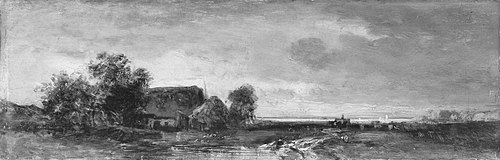 Ein Bauernhaus, , Eduard Schleich