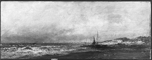 Eine Strandpartie, 1865, Eduard Schleich