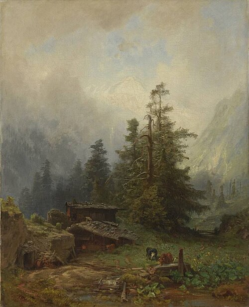 Eine Alpe, 1845, Eduard Schleich