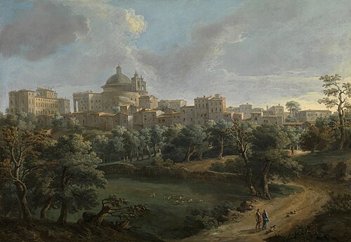 View of Ariccia, , Paolo Anesi