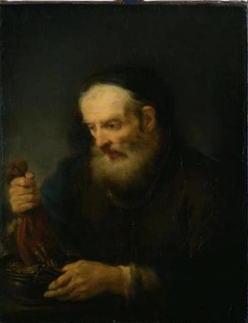 The miser, 1721, Giuseppe Nogari