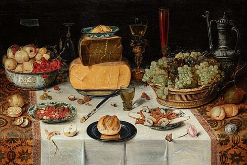Still Life on a Table, 1614, Nicolaes Gillis