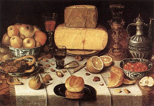A Laid Table, 1611, Nicolaes Gillis
