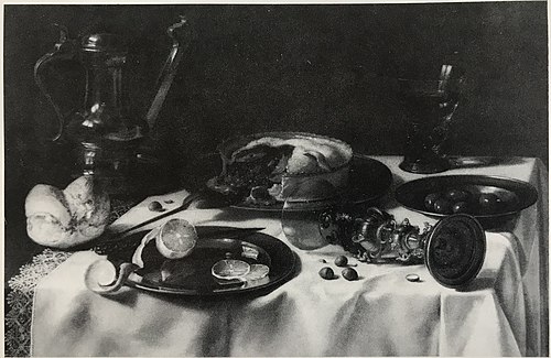 Still Life with Pie, 1625, Nicolaes Gillis