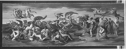 Raub der Europa, 1859, Bonaventura Genelli