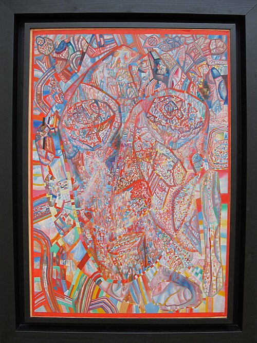 The Living Head, 1923, Pavel Filonov