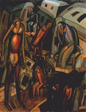 Those Who Have Nothing to Lose, 1912, Pavel Filonov