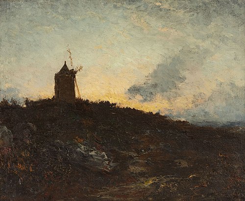 Le Moulin [environs de Martigues], 1890, Félix Ziem