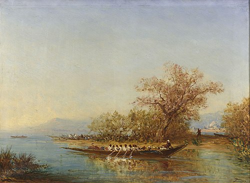 L'Embouchure du Bosphore, 1885, Félix Ziem