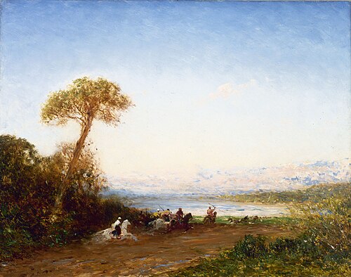 Beyrouth, retour de fantasia, 1887, Félix Ziem