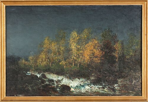 Le Torrent. Environs de Clermont-Ferrand, 1875, Félix Ziem