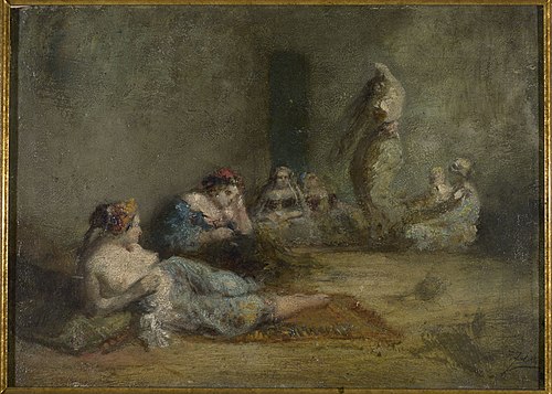 Le harem, 1855, Félix Ziem