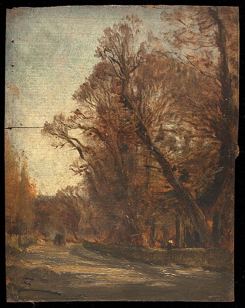 La route, 1855, Félix Ziem