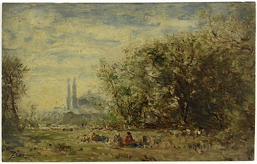 Les eaux douces d'Asie, environs de Constantinople, 1885, Félix Ziem