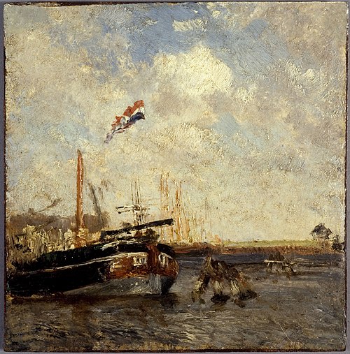 Le chaland, 1851, Félix Ziem