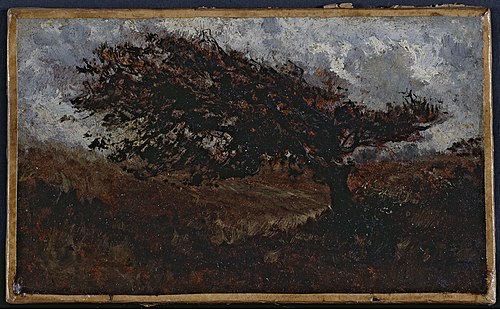 Le coup de vent, 1855, Félix Ziem