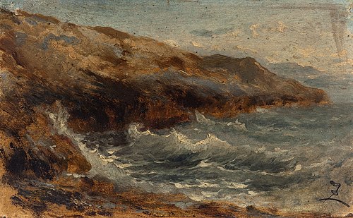 La vague, 1855, Félix Ziem