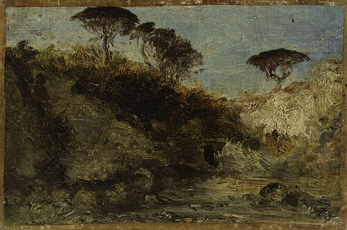 Naples, pins parasols, 1856, Félix Ziem