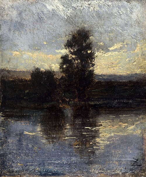 La Seine, 1855, Félix Ziem