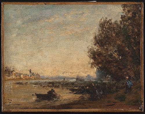 Crépuscule, 1855, Félix Ziem