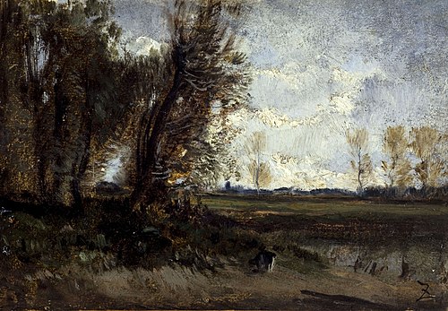 La mare, 1855, Félix Ziem
