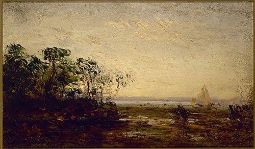 Martigues, effet de crépuscule, 1875, Félix Ziem