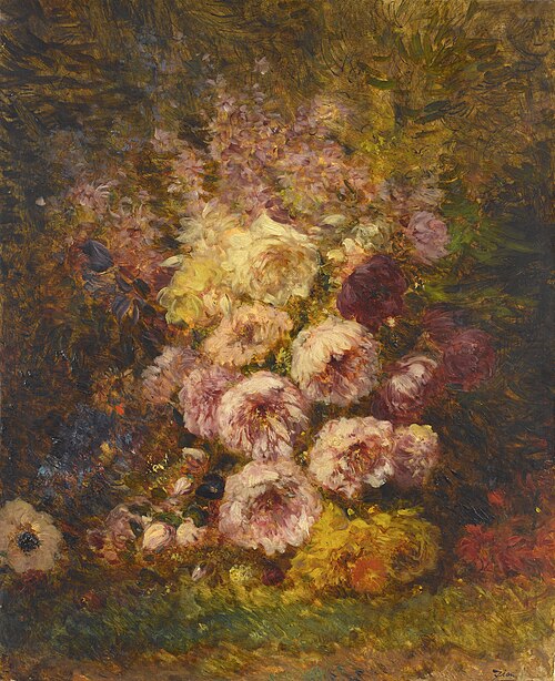 Pivoines, , Félix Ziem