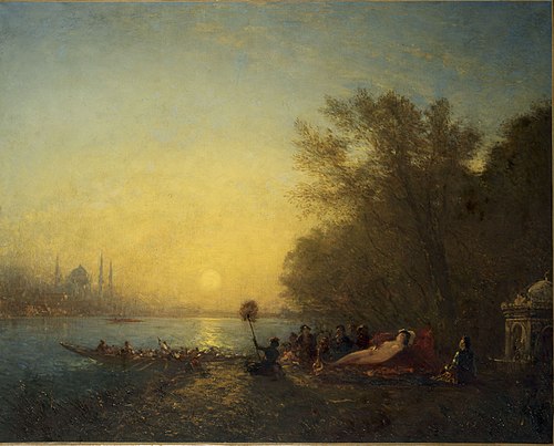 Constantinople, le repos de la sultane, , Félix Ziem