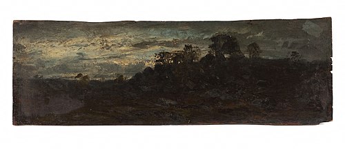 Barbizon, le soir, , Félix Ziem