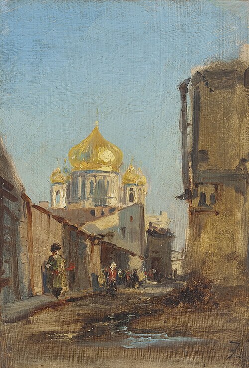 Tobolsk, Sibérie, 1844, Félix Ziem