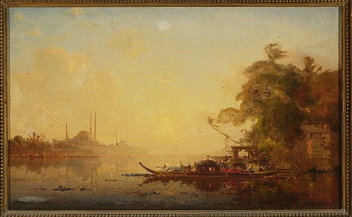 View of Constantinople, 1880, Félix Ziem