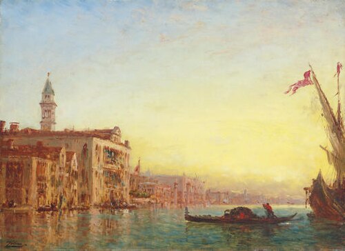 L'entrée du grand canal, , Félix Ziem