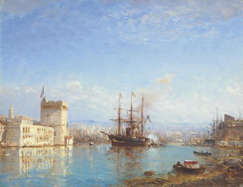 The Port of Marseille, , Félix Ziem