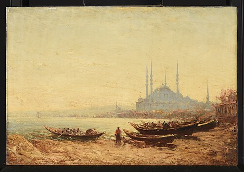 Le Bosphore au matin, 1874, Félix Ziem