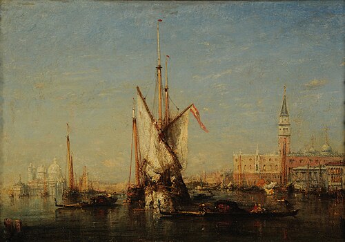 Venise : vue sur San Giorgio, 1892, Félix Ziem