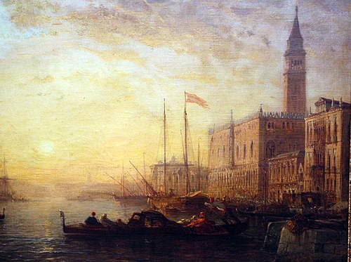 Grand Canal à Venise., , Félix Ziem