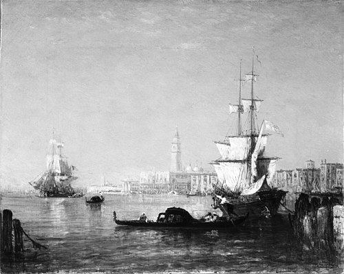 Venice, Morning, 1864, Félix Ziem
