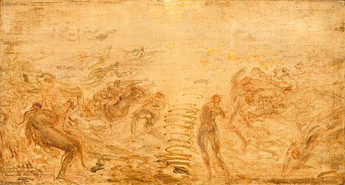 Mermaids Under Water, 1874, Félix Ziem
