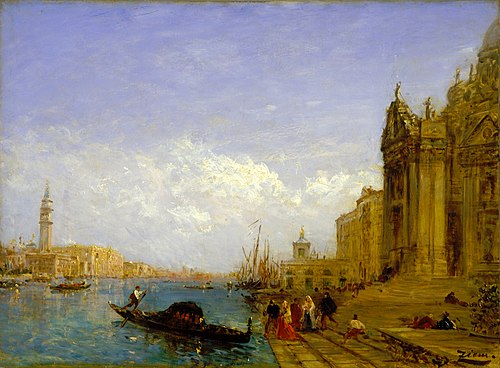 Venetian Scene, , Félix Ziem
