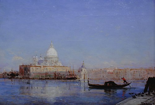 Venice, the Salute, 1900, Félix Ziem